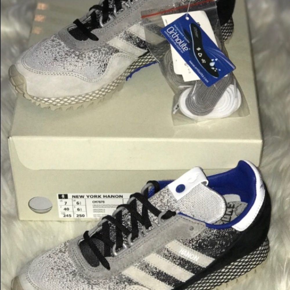 💥 BNIB 💥 Adidas New York Hanon Dark Storm Consortium Sz 7